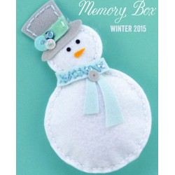Memory Box Plush Bundled snowman die set